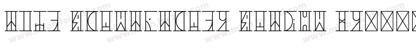 Alte Schwabacher Shadow UR字体转换